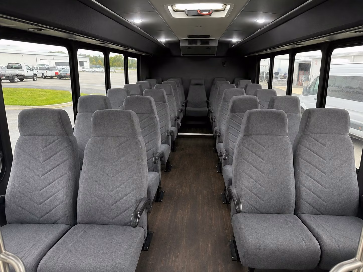 15 passenger minibus interior