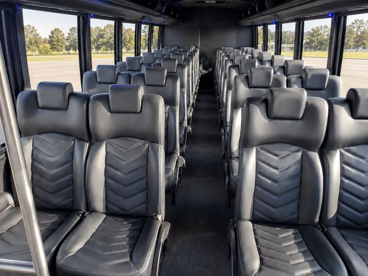 18 passenger minibus interior