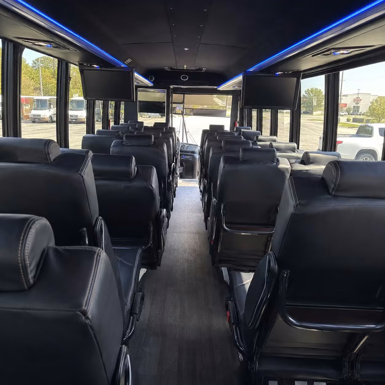 25 passenger minibus interior