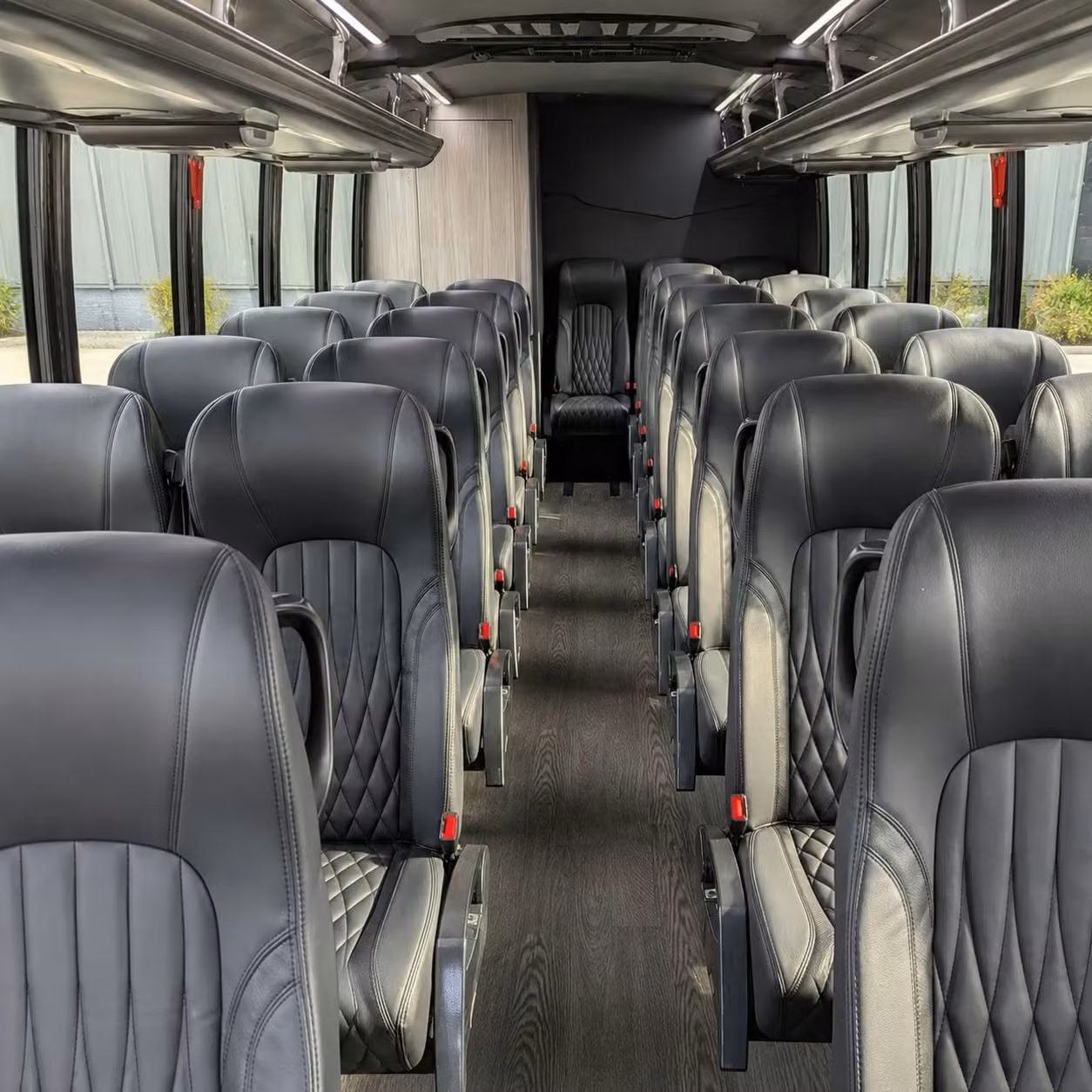 28 passenger minibus interior