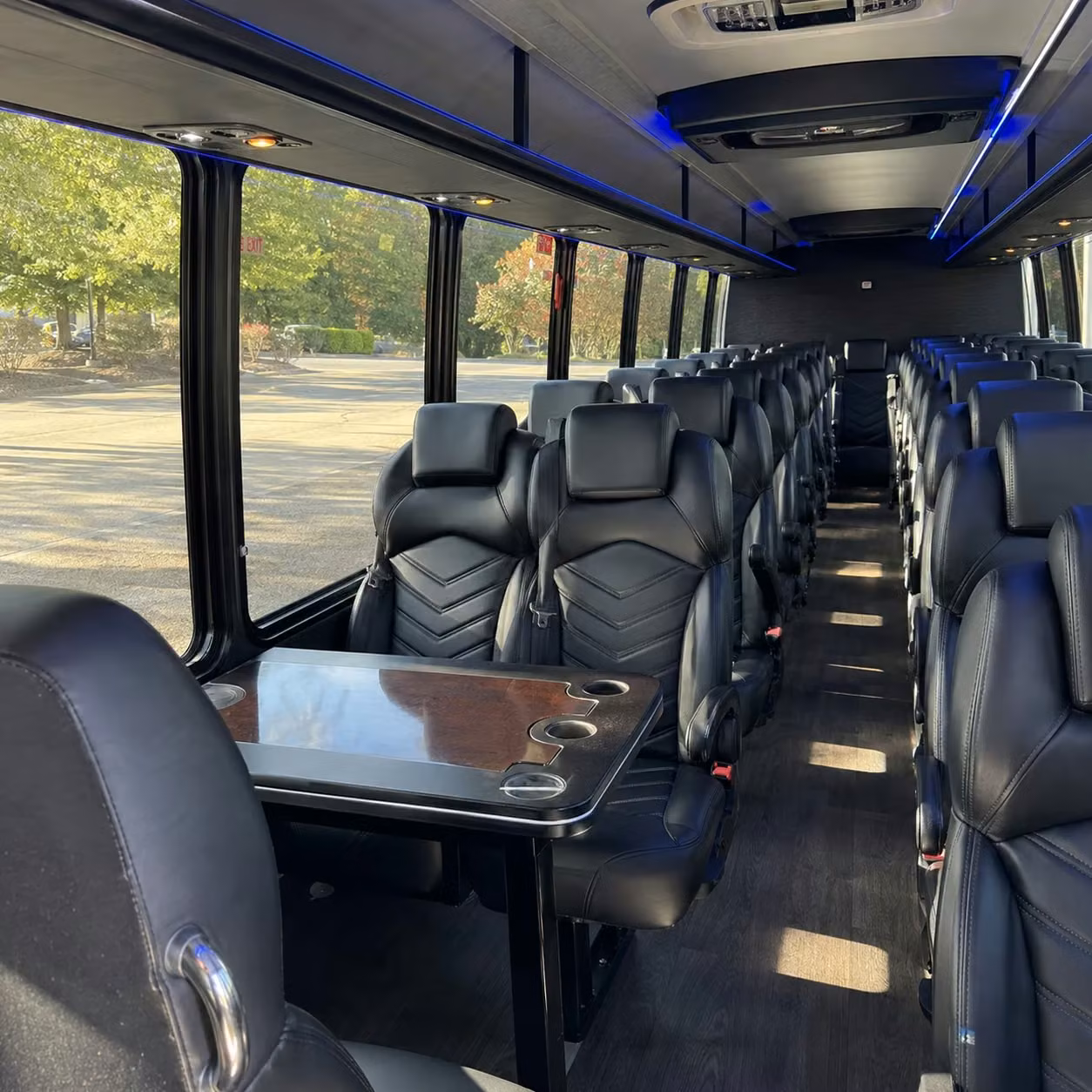 35 passenger minibus interior
