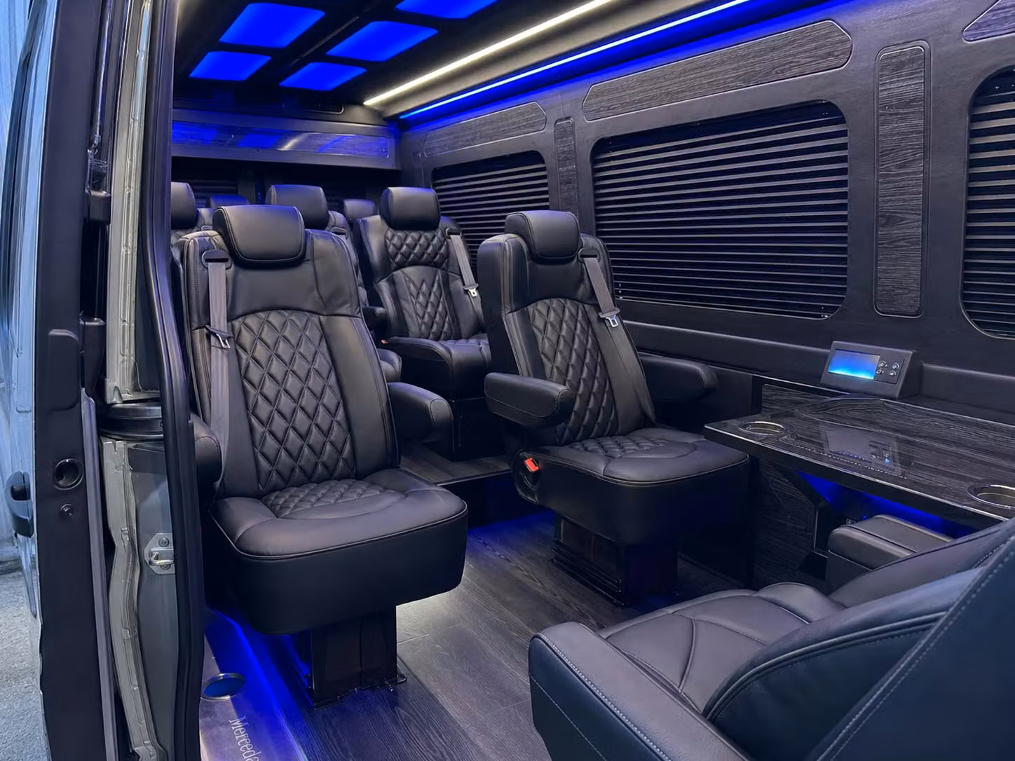 sprinter van transportation for groups and events across flint